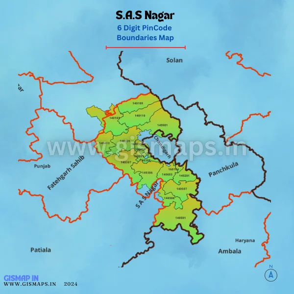 SAS_Nagar_PincodeBoundaries_Map